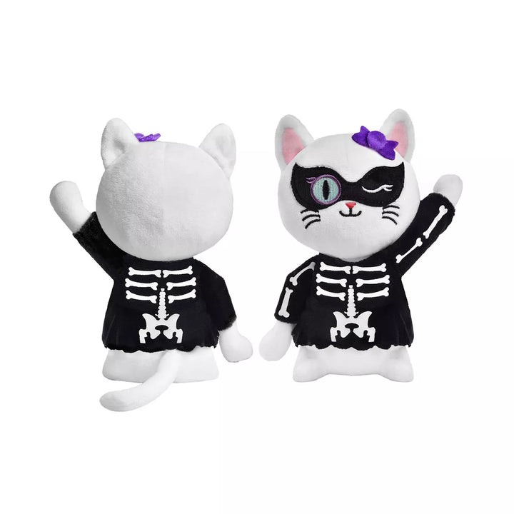 Fun Little Toys Halloween Plush Cat (Skeleton)