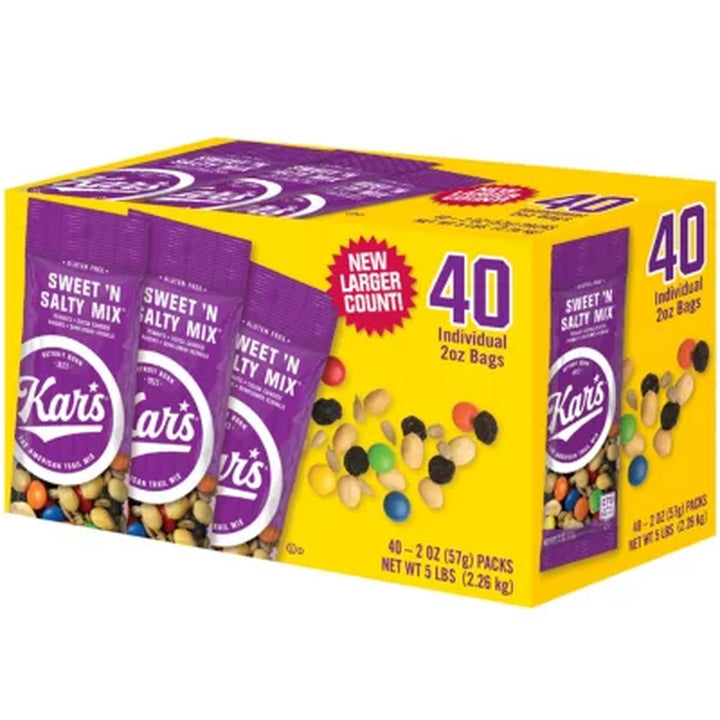 Kar'S Sweet 'N Salty Mix 2 Oz., 40 Pk.