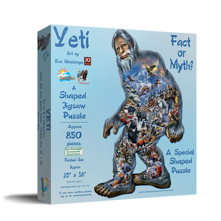 Sunsout Yeti 850 Pc Special Shape Jigsaw Puzzle 95017