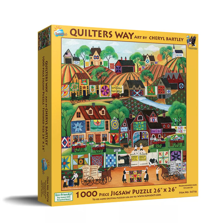 Sunsout Quilter'S Way 1000 Pc Jigsaw Puzzle 54716