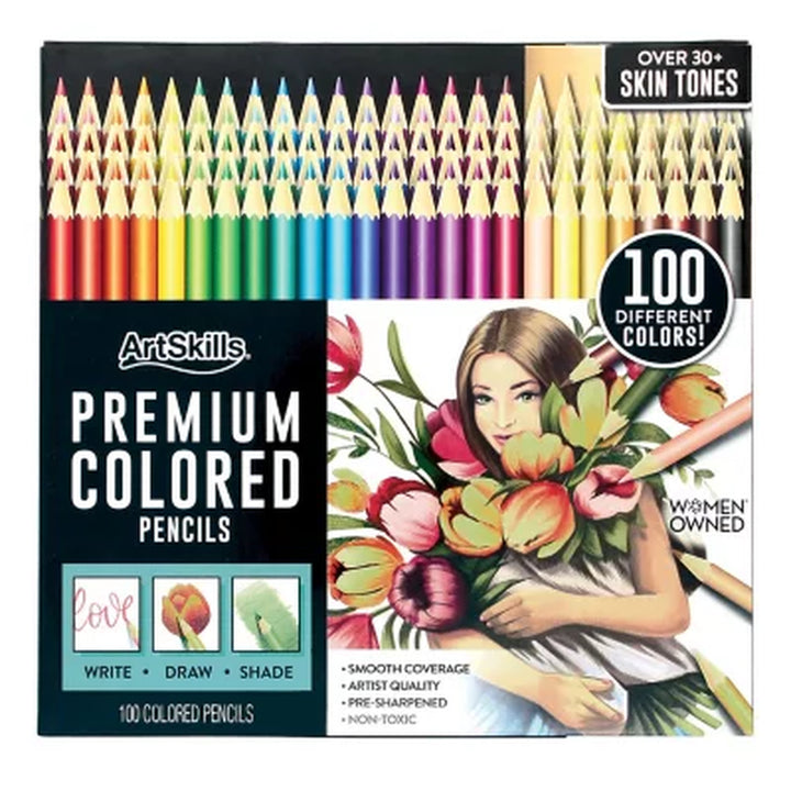Artskills Premium Colored Pencil Set, 100Ct