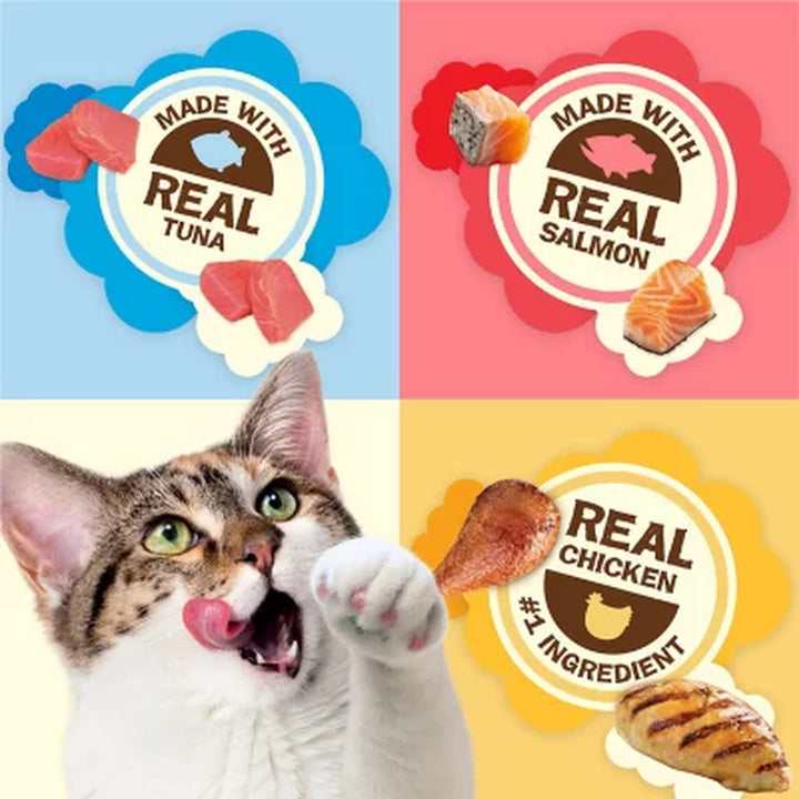 Purina Friskies Party Mix Natural Yums Cat Treats with Real Meat, 48 Oz.
