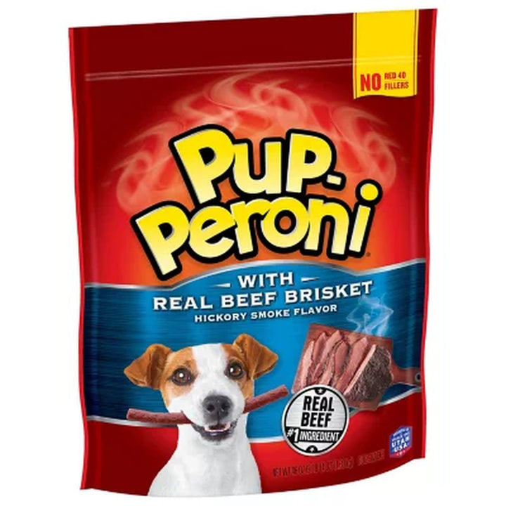 Pup-Peroni Dog Treats with Real Beef Brisket, Hickory Smoked Flavor 46 Oz.