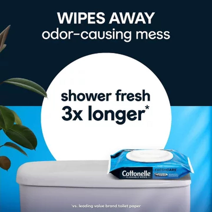 Cottonelle Flushable Wet Wipes, 504 Ct.