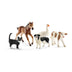 Schleich Farm World Realistic Farm Animal Figurines - 5pc Kids Educational Farm Barn Toys with Realistic Horse, Cow, Cat, Dog, and Goose, Farm Adventure Play for Boys and Girls, Gift for Kids Age 3+ Current Box