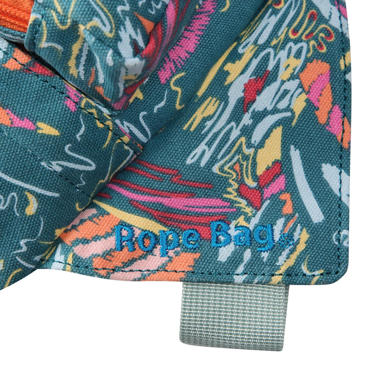 KAVU Original Rope Bag Sling Pack with Adjustable Rope Shoulder Strap Beach Doodle