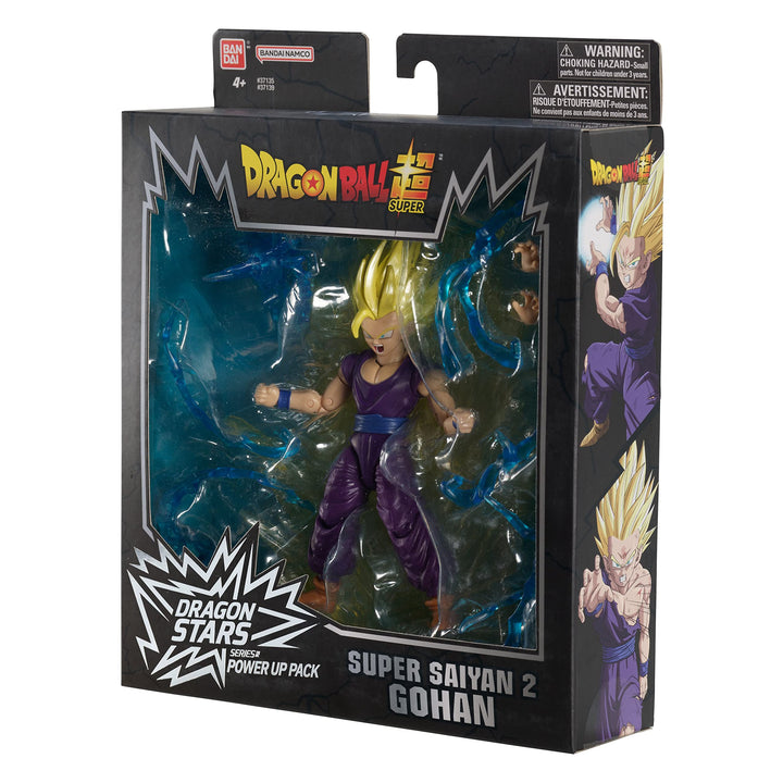 Dragon Stars Series - Dragon Ball Super - Super Saiyan 2 Gohan, Power Up Pack 6.5" Action Figure Set