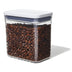 OXO Good Grips POP Container – Airtight 1.7 Qt for Coffee and More Food Storage, Rectangle, Clear 1.7 Qt - Rectangle - Coffee