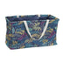 Household Essentials Krush Canvas Utility Tote| Reusable Beach Bag | Blue Palm Leaf Short Rectangular