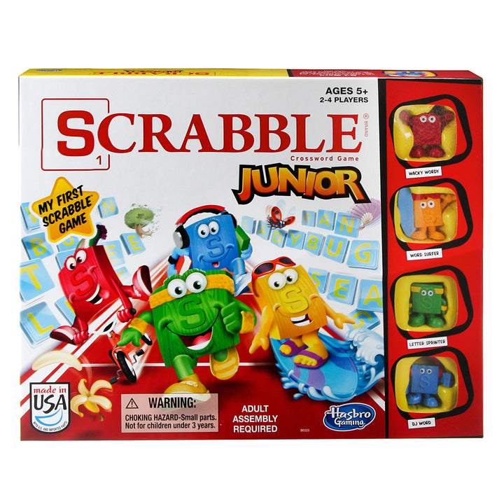 Hasbro Gaming Scrabble Junior Game, Family Educational Board Game for Kids, 2-4 Players, 5+ Years