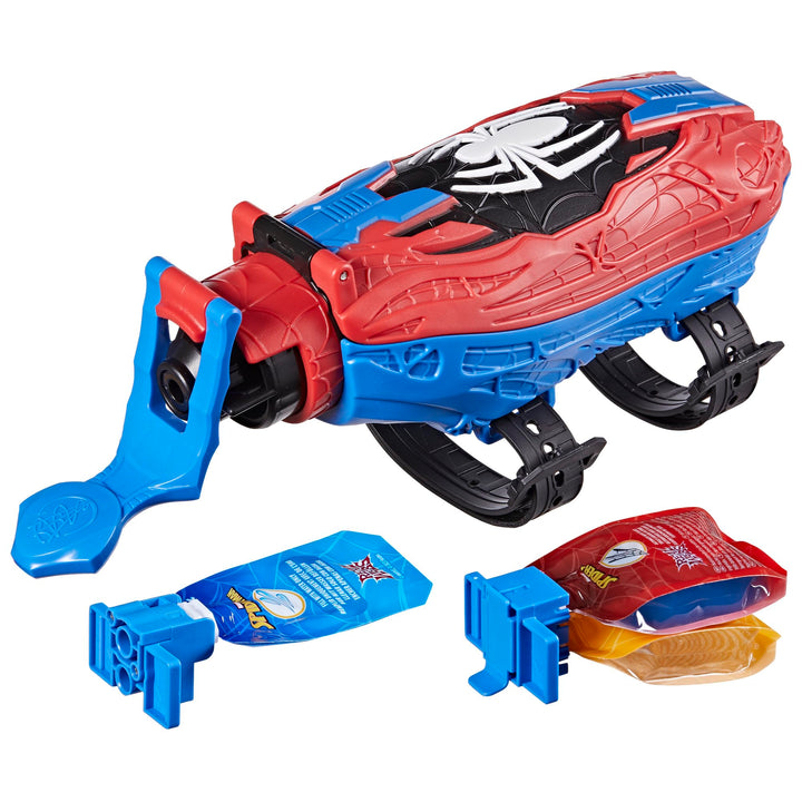 Marvel Spider-Man Real Webs Ultimate Web Blaster, 2-in-1 Blaster, Kids Halloween Costume, Super Hero Toys, Ages 5+