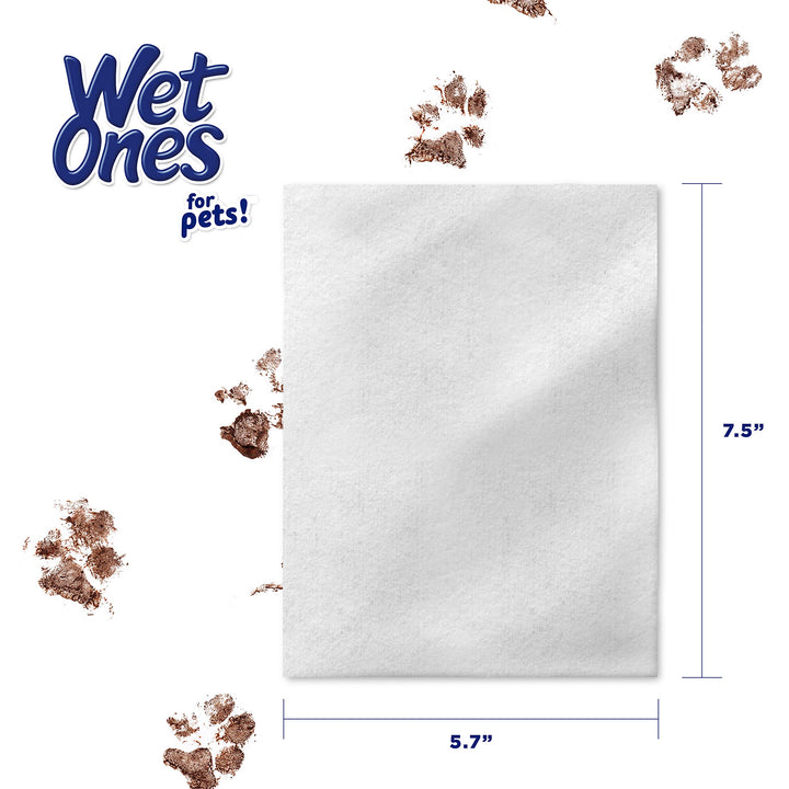 Wet Ones for Pets Freshening Multipurpose Wipes for Cats with Aloe Vera | Easy to Use Cat Cleaning Wipes, Freshening Cat Grooming Wipes for Pet Grooming in Fresh Scent| 100 ct Pouch Cat Wipes 100 Count (Pack of 1)