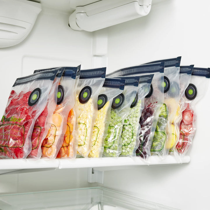 FoodSaver® Reusable Quart Vacuum Zipper Bags, for Use with FoodSaver Handheld Vacuum Sealers, 10 Count 10 Ct Zipper Bags