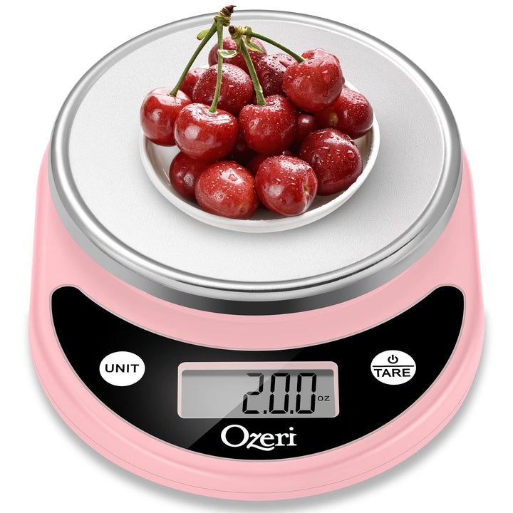 Ozeri Pronto Digital Multifunction Kitchen and Food Scale,Crystal Rose Crystal Rose