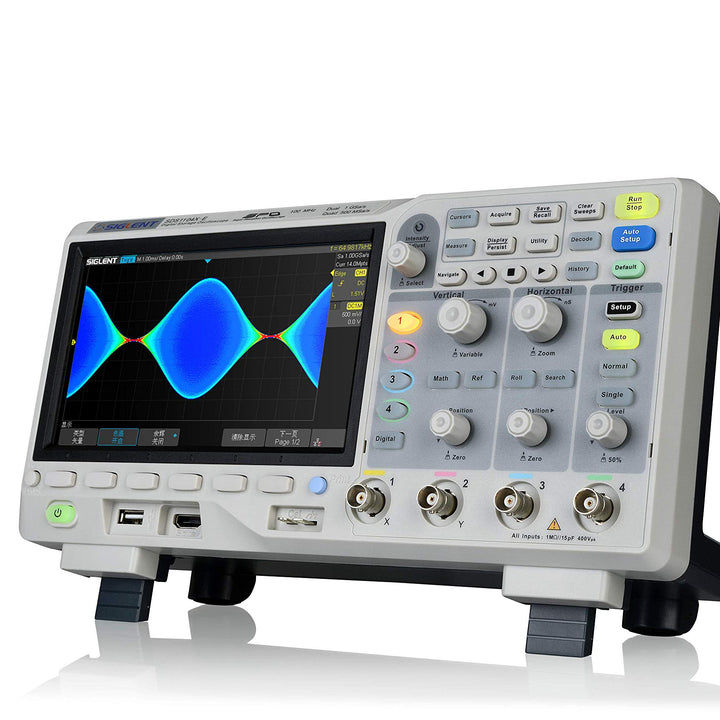 Siglent Technologies Function Generators and Oscilloscopes Bundle Generators + Digital Oscilloscope SDS1104X-E