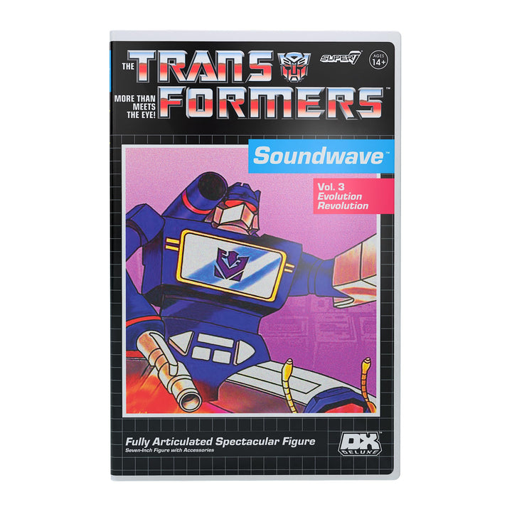 Super7 Transformers Deluxe Wave 01 (VHS) - Soundwave (VHS) Action Figure -  Exclusive Deluxe - Soundwave (VHS)