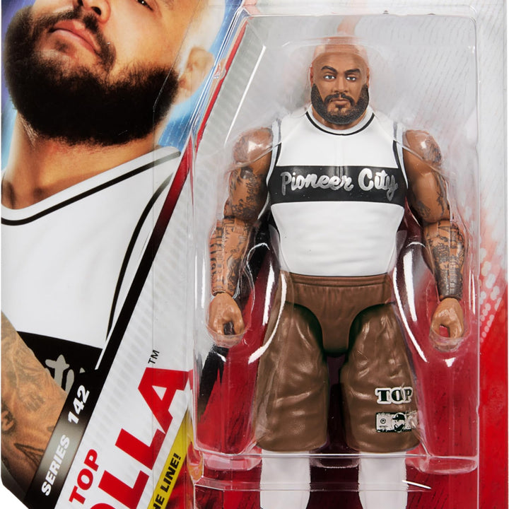 Mattel WWE Action Figure, Series #142 Top Dolla 6-inch Collectible with 10 Articulation Points & Life-Like Look