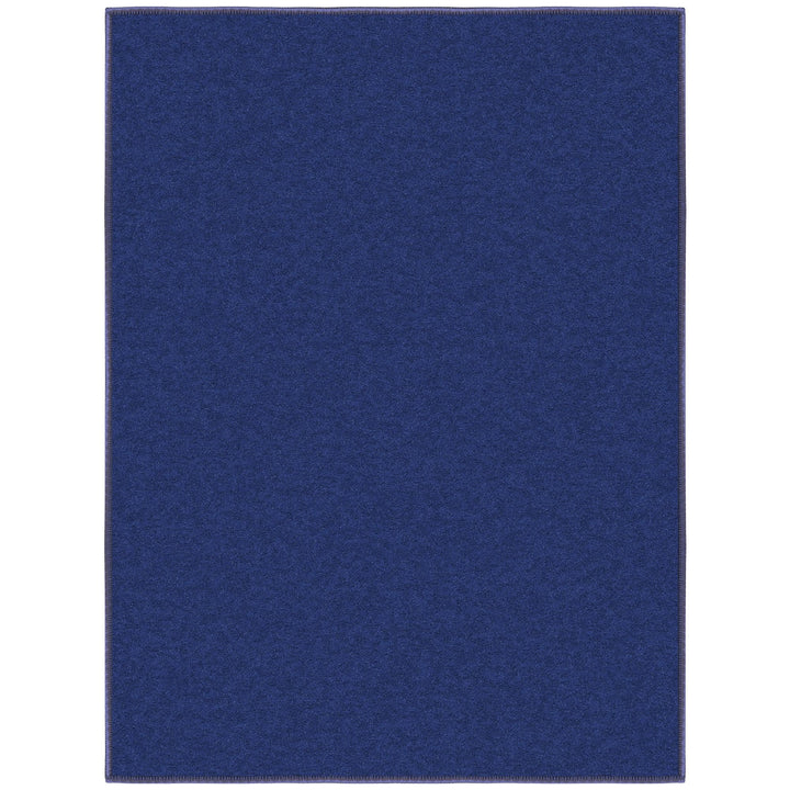 Machine Washable Modern Solid Design Non-Slip Rubberback 2x3 Traditional Area Rug for Entryway, Bedroom, Kitchen, Bathroom, 2'3" x 3', Navy Solid Navy Blue Entryway - 2'3" x 3'