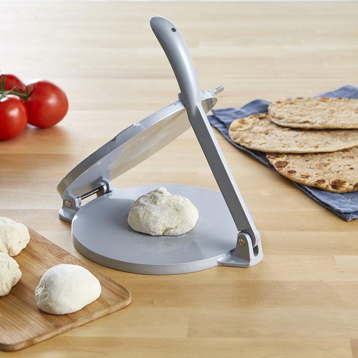 IMUSA USA Tortilla Press, 8 Inch, Silver