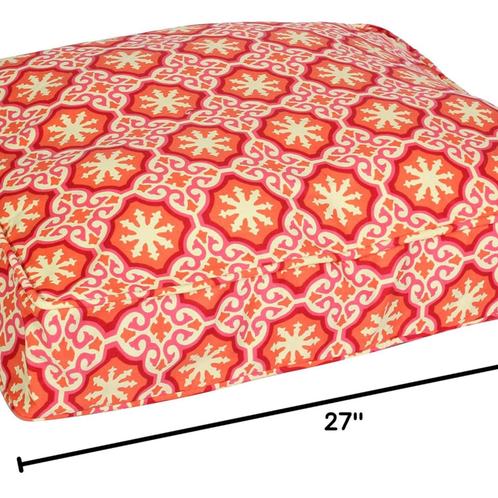 Molly Mutt Small Dog Bed Cover - Papillon Print - Measures 22”X27”X5’’ - 100% Cotton - Durable - Breathable - Sustainable - Machine Washable Dog Bed Cover