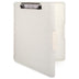 Dexas Slimcase 2 Storage Clipboard with Side Opening 12.5 x 9.5 in Natural Glitter White Binding. Organize in Style for Home, School, Work or Trades! Ideal for Teachers, Nurses, Students, Homeschool Glitter With White Clips