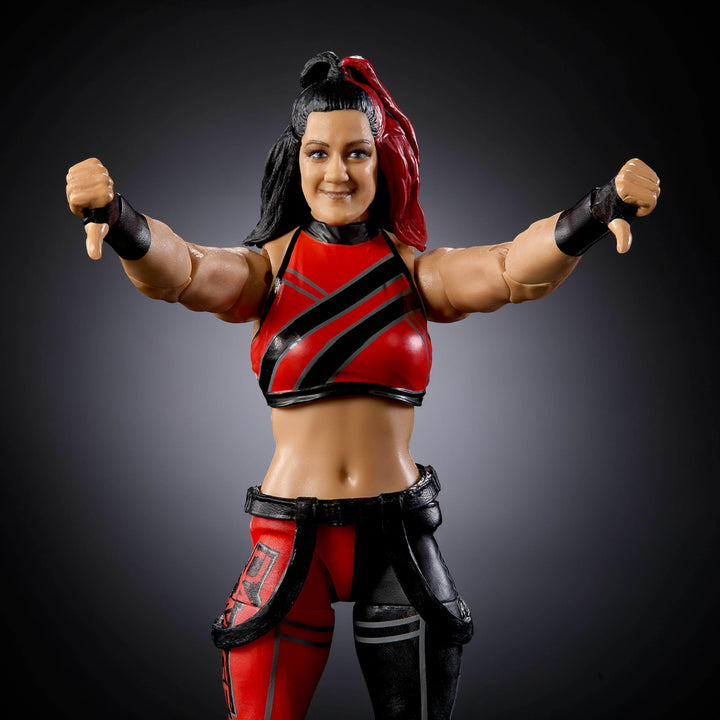 Mattel WWE Elite Collection Action Figure & Accessories, Series #109 Bayley 6-inch Collectible with 25 Articulation Points & Swappable Hands