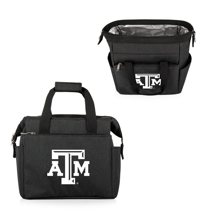 PICNIC TIME NCAA unisex-adult NCAA On The Go Lunch Cooler Wyoming Cowboys 10 x 6 x 10.5 Black