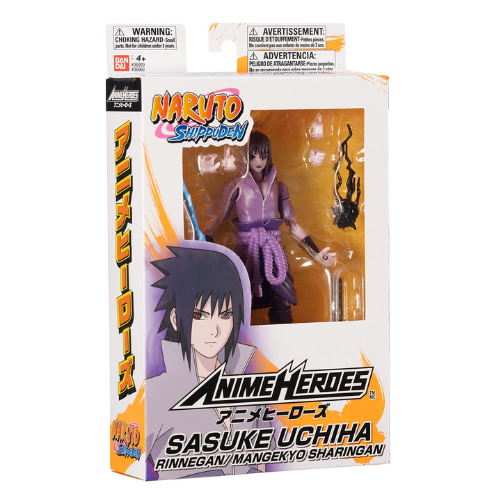 ANIME HEROES - Naruto - Sasuke Uchiha Rinnegan/Mangekyo Sharingan Action Figure