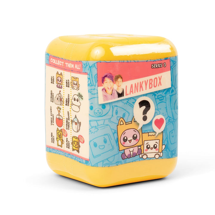 LankyBox Mini Mystery Figures – Party Pack 24-Pack - Series 3, Collectible Mini Figures, Squishy Figures, Officially Licensed Merch