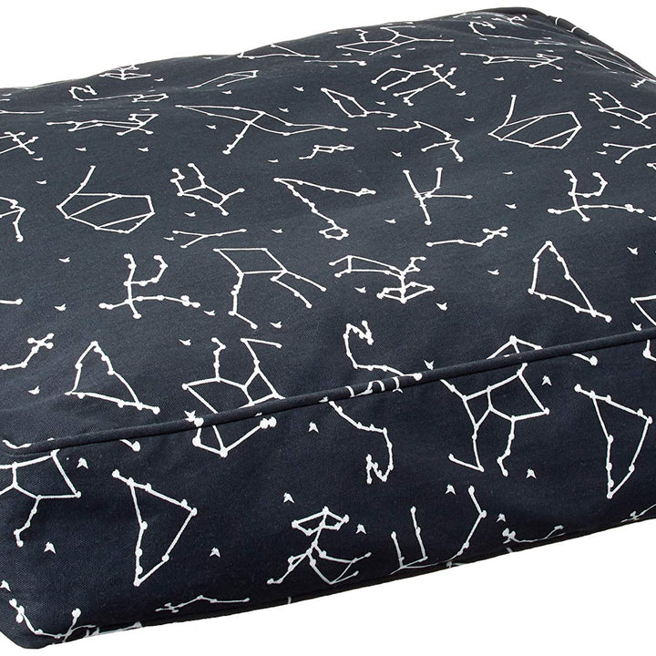 Molly Mutt Small Dog Bed Cover -Rocketman Print - Measures 22”x27”x5’’ - 100% Cotton - Durable - Breathable - Sustainable - Machine Washable Dog Bed Cover 22.0"L x 27.0"W x 5.0"Th Rocketman