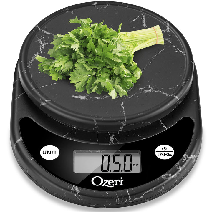 Ozeri Pronto Digital Multifunction Kitchen and Food Scale,Black Marble