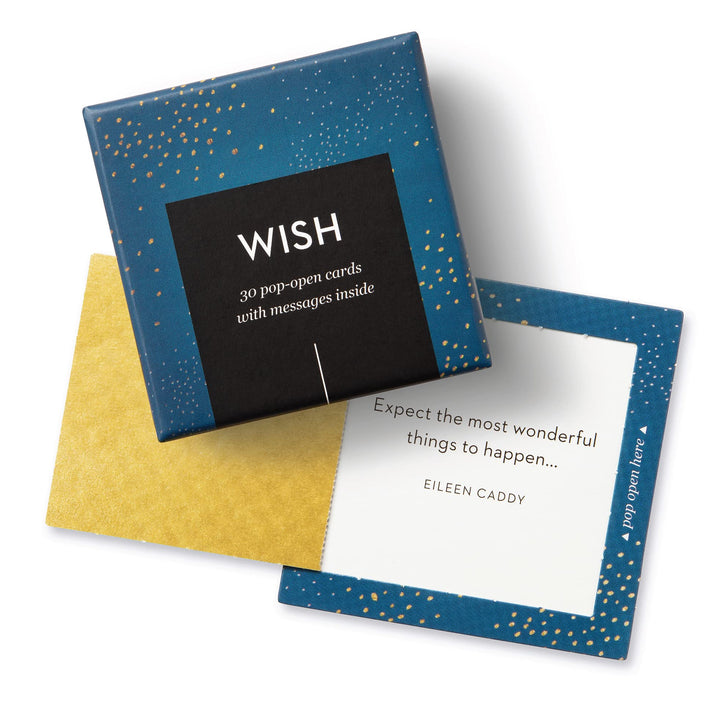 Compendium ThoughtFulls Pop-Open Cards — Wish — 30 Pop-Open Cards, Each with a Different Inspiring Message