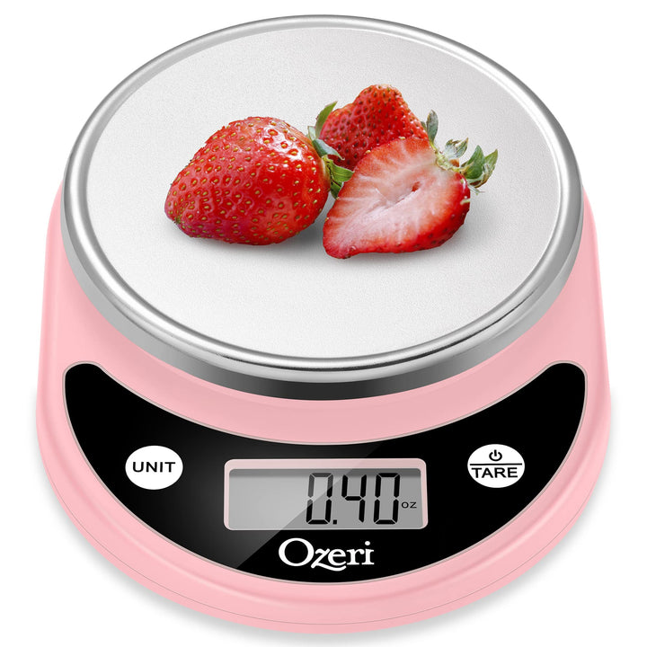 Ozeri Pronto Digital Multifunction Kitchen and Food Scale,Crystal Rose Crystal Rose