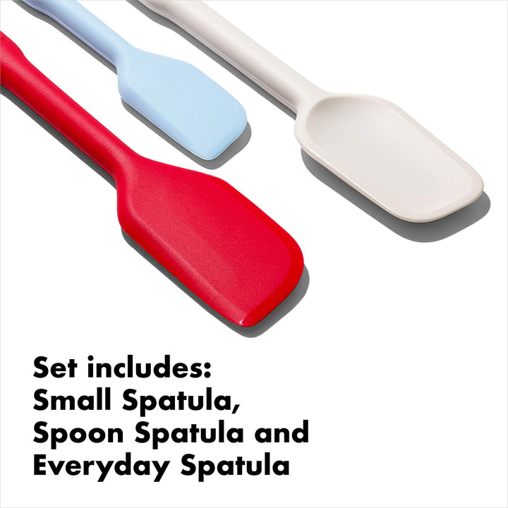 OXO Good Grips 3 Piece Silicone Spatula Set 3-Piece Set