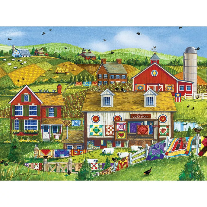 Sunsout Lapp'S Quilt Barn 1000 Pc Jigsaw Puzzle 63432