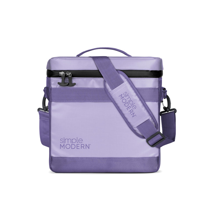 Simple Modern Day Cooler Polyester ice chest Electric Lavender 12 Cans