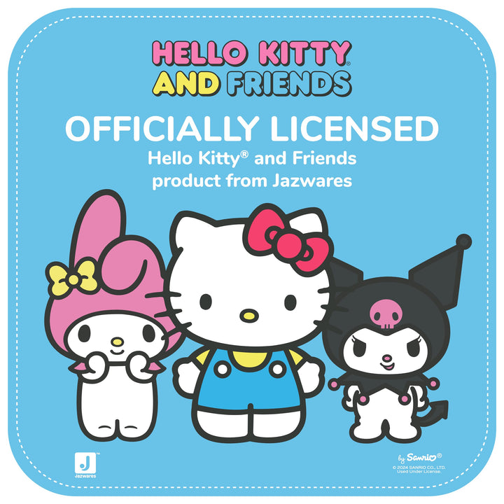 Hello Kitty and Friends Series 2, Kuromi Punks Plush - Officially Licensed Sanrio Product from Jazwares - Ages 6+