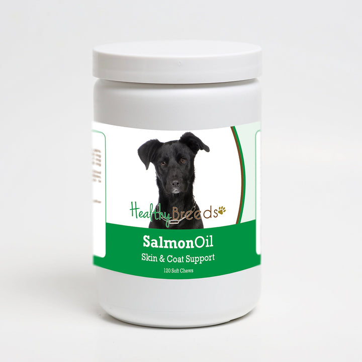 Healthy Breeds Mutt Salmon Oil Soft Chews 120 Count Mutt, Black