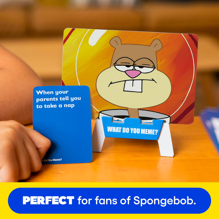 WHAT DO YOU MEME?® Spongebob Squarepants Expansion Pack - Family Card Games for Kids and Adults