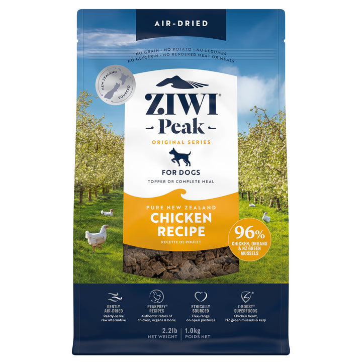 ZIWI Peak Air-Dried Dog Food – Tripe & Lamb - All Natural, High Protein, Grain Free, Limited Ingredient w/ Superfoods (35.2oz) 2.2 Pound (Pack of 1)