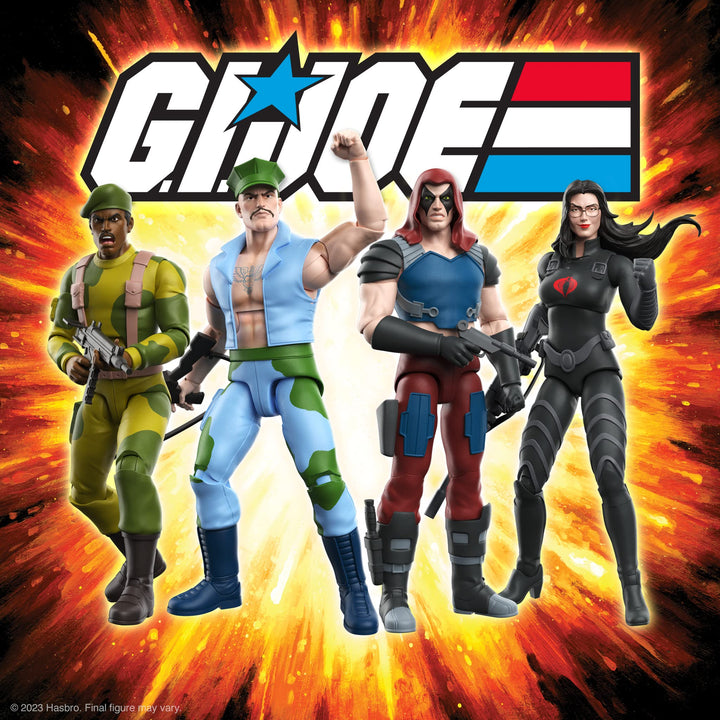 Super7 ULTIMATES! G.I. Joe Stalker - 7" G.I. Joe Action Figure with Accessories Classic Cartoon Collectibles and Retro Toys