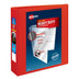 Avery Heavy-Duty View 3 Ring Binder, 2" One Touch EZD Rings, 1 Red Binder (79225)