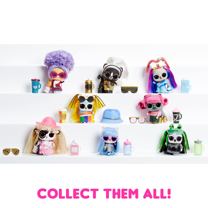 L.O.L. Surprise! Hair Pets with 10 Surprises- Collectible Pet with Real Hair, Including Music Themed Accessories, Holiday Toy, Great Gift for Kids Girls Boys Ages 4, 5, 6+ Years Old - Assorted Toy