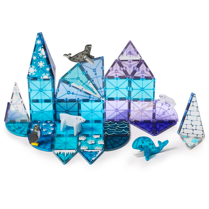 MAGNA-TILES Arctic Animals and Glacier Bundle Set