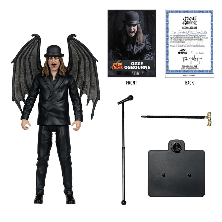 McFarlane Toys - Music Maniacs Metal Ozzy Osbourne 6in Action Figure