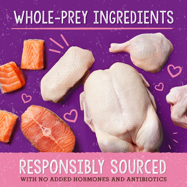 Stella & Chewy's Stella's Solutions Skin & Coat Boost Cage-Free Duck & Wild-Caught Salmon Dinner Morsels Freeze-Dried Raw Cat Food, 13 oz. Duck & Salmon (Skin & Coat Boost) 7.5 Oz