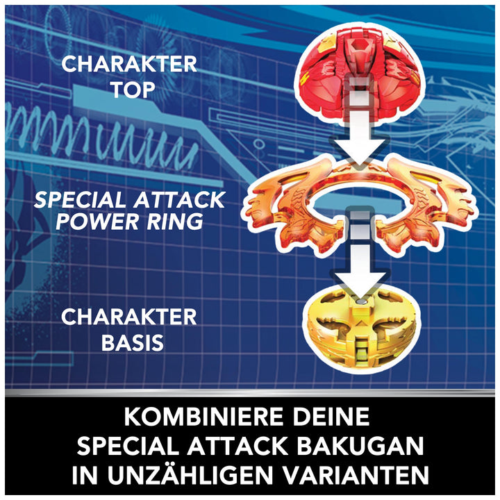 Bakugan Battle 5-Pack, Special Attack Bruiser, Dragonoids, Hammerhead, Nillious; Customizable, Spinning Action Figures, Kids Toys for Boys and Girls 6 and up Special Attack Bruiser, Special Attack Dragonoid, Titanium Dragonoid, Hammerhead, Nillious