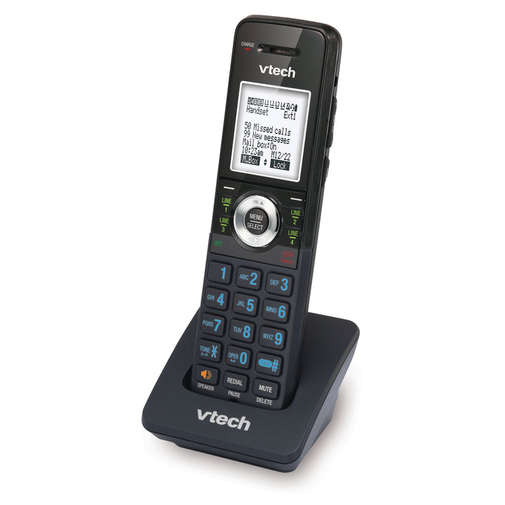 VTech Accessory Handset for VTech AM18447 Small Business System, Black Accessory Cordless Handset Console