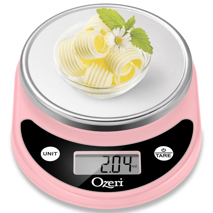 Ozeri Pronto Digital Multifunction Kitchen and Food Scale,Crystal Rose Crystal Rose