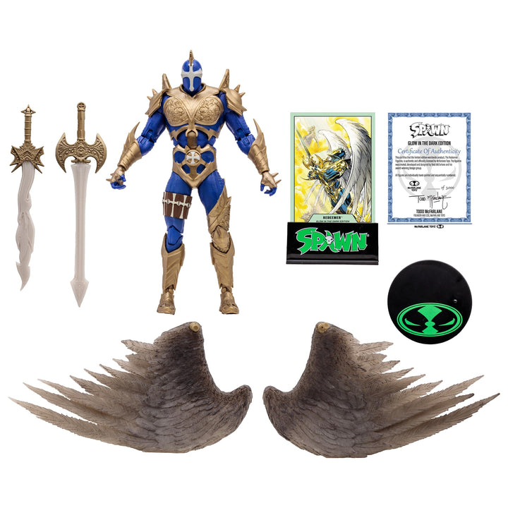 McFarlane Toys - Redeemer Glow in The Dark Edition, 7in Action Figure, Gold Label,  Exclusive